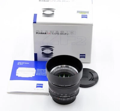 ZEISS PLANAR T* 50mm F/1.4 ZF.2 MANUAL FOCUS LENS FOR NIKON SLRs DSLRs - Image 1 of 4