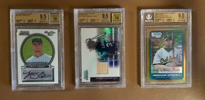 MINT+ GRADED BASEBALL CARDS AUTO MEM SER STERLING DRAFT CHROME - PICK FROM LIST