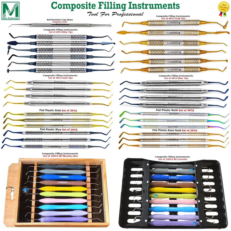 INSTUMAX® Dental Composite Resin Filling Spatulas Aesthetic Restoration Instruments