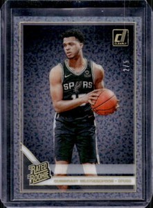 2019-20 Clearly Donruss Quinndary Weatherspoon Holo Gold Rated Rookie RC #2/5