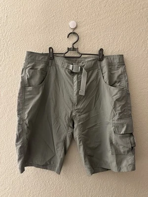 Pantalones cortos de nailon Gramicci gris cargo/senderismo para hombre, talla XL, 9” entrepierna Foto 1 de 4