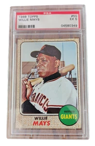 1968 Topps #50 Willie Mays PSA 5 EX San Francisco Giants HOF Legend - Imagen 1 de 2