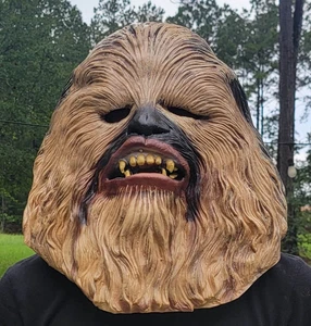 Chewbacca Star Wars Full Head Rubber Halloween Mask Rubie's Costume Co. 2015 - Picture 1 of 4