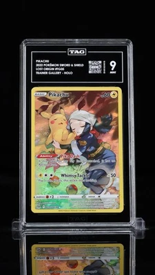 ETIQUETA 9 - Pikachu TG05/TG30 - Galería Entrenador Origen Perdido Pokemon Espada y Escudo Foto 1 de 4