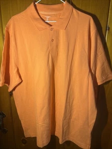 NWT Amazon Essentials Pinkish Orange Men’s Golf Polo Shirt- Size XL-Sharp Shirt! - Picture 1 of 8