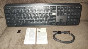 Logitech MX Keys Wireless Keyboard - Black YR0073 - Picture 1 of 8