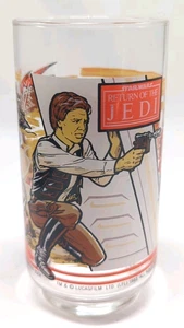 Vintage 1983 Star Wars Return Of The Jedi Burger King Coca-Cola Glass - Picture 1 of 8