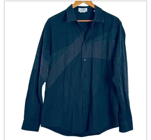 Hermes Paris Luxus Vintage Hemd mit Knöpfen Blau Größe 43/17 - Bild 1 von 9