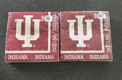Lot 2 Indiana Hoosiers NCAA University College Party Paper Luncheon Napkins - Image 1 of 4