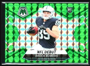 2024 Panini Mosaic Green Brock Bowers Las Vegas Raiders #286 - Picture 1 of 2