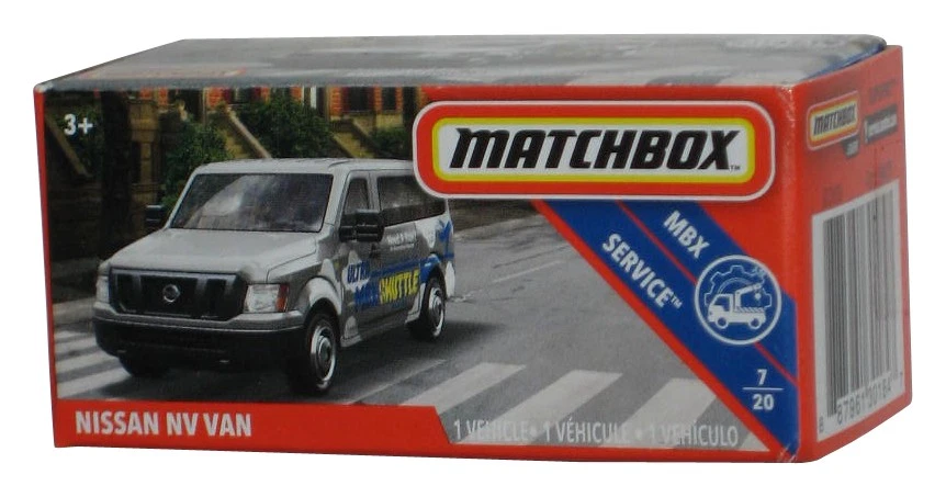 Matchbox MBX Servizio 7/20 (2018) Potenza Prese Scatola Argento Ultra Shuttle - Immagine 1 di 1