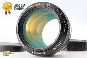 Very Rare [MINT+++] Minolta MC Rokkor-X 58mm f/1.2 Hawk Eye MF Lens From JAPAN - Picture 1 of 10