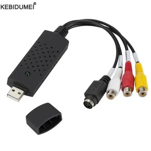 USB 2.0 Video Capture Card Adapter AV to Digital Converter for VHS DVD Record - Picture 1 of 6