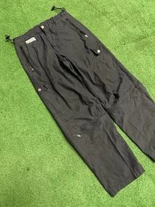 Vintage Y2K 90s Levi Silver tab   Black Baggy Ski Pants / Shorts Size : Small - Picture 1 of 7