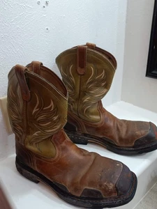 Ariat OverDrive Wide Square Toe Composite Toe Work Boot 10.5 D water resistant - Picture 1 of 6