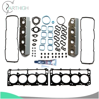 Juego de juntas de culata aptas para 09-16 Chrysler 300 Dodge Charger Durango Jeep 5,7 L OHV Foto 1 de 4