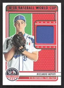 2023 Panini Stars & Stripes USA Baseball #U18-RN Riccardo Nepoti - Materials - Picture 1 of 2