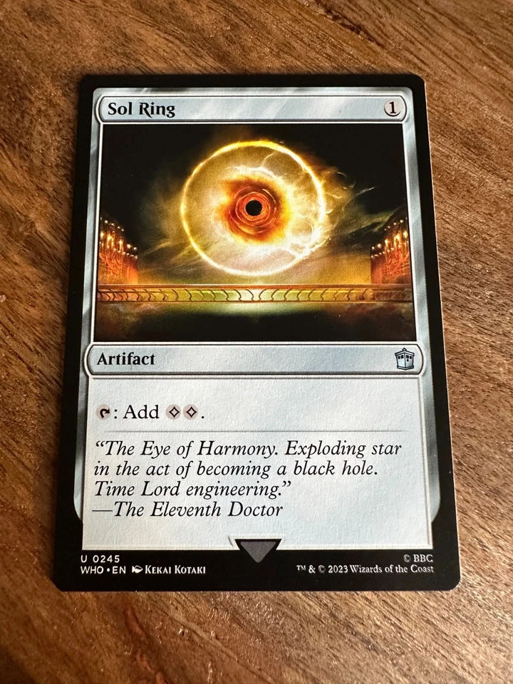 Sol Ring / Sonnenring - Doctor Who - NM - EN - MTG - Magic the Gathering - TCG - Bild 1 von 1