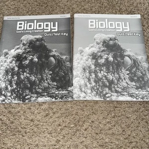 Abeka Biology God’sLiving Creation 5th Edition Quiz / Test Volumes 1 &2 Keys - Bild 1 von 3
