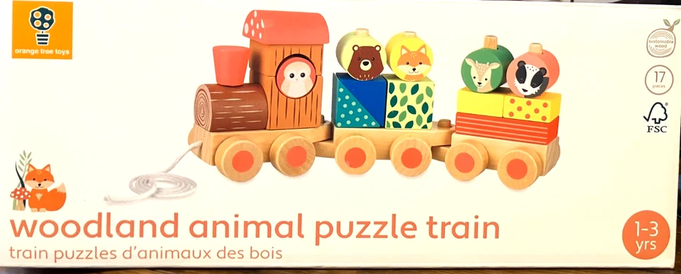 Woodland Animal Puzzle Train by Orange Tree Toys - Image 1 of 1