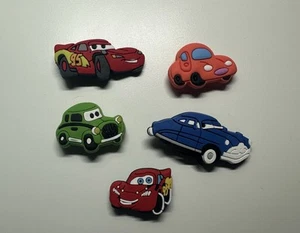 🏁 Lot of 5 Disney Cars Croc Charms – Lightning McQueen & Friends 🏁 - Picture 1 of 2