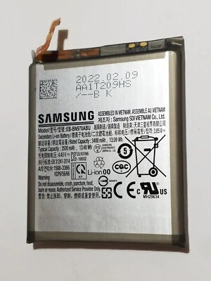 Batería Original 3500mAh Para Teléfono Celular Samsung Galaxy Note 10 N970 EB-BN970ABU Foto 1 de 3