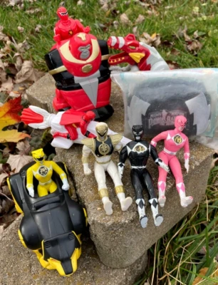 McDonalds Power Rangers Lote de Juguetes 1994 Película Figuras de Acción Sirena 2003 2005 Dino Foto 1 de 4