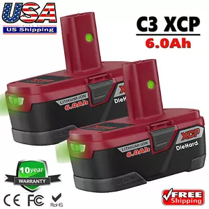 2Pack 7.0Ah for Craftsman 19.2 Volt 11375 Battery C3 DieHard 130279005 130279003 - Picture 1 of 20