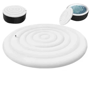 Inflatable Hot Tub Cover Lid Hot Tub Windproof Cover With Handle Outdoor Protect - Picture 1 of 6
