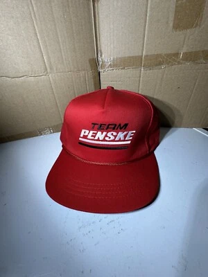 Sombrero de cuerda roja Team Penske Racing Indy 500 Indycar NASCAR Blaney Newgarden NUEVO NOS Foto 1 de 4