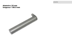JUNGHEINRICH AXE DE GALET DIAMETRE 25 mm LONGUEUR 138.5 mm TRANSPALETTE GERBEUR - Picture 1 of 1