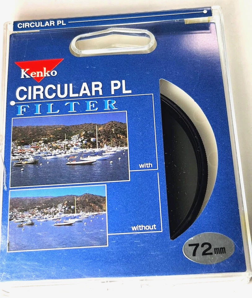 72mm Circular Polarizer CPL Glass Lens Filter P-CL 72 mm 72 PL-C Japan Kenko E72 - Image 1 of 4