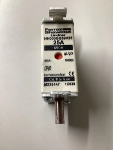 Pack of 1 Ferraz Shawmut NH000GG69V25 690V 25A Fuses - Picture 1 of 1