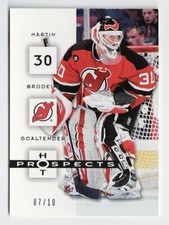 2005-06 Fleer Hot Prospects White Hot #58 Martin Brodeur 07/10
