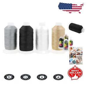 UV Resistant 6000 Yards Polyester Thread - Ideal for Outdoor Sewing Projects - Picture 1 of 9