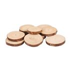 10Pcs Natural Tree Round Wood Log Slice For Wedding Centerpiece Bark Table1788