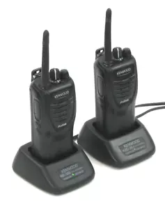 2x Kenwood Protalk TK-3301 Licence Free 2-Way Radio Walkie Talkie with Chargers - Picture 1 of 2