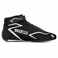 Sparco 00127347NR Driving Shoe High-Top SFI 20 Leather Outer Black 