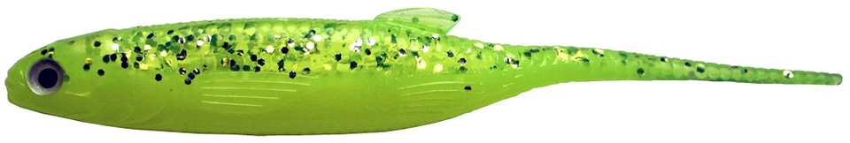 ✅ Castaic Jerky J 3 in Chartreuse Green, 8.75 cm, 10 Stück pro Pack, Softbait ✅ - Bild 1 von 1