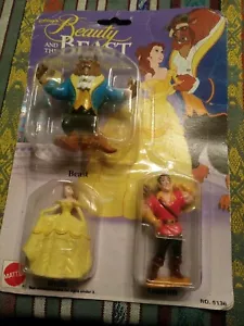 SELTENE SCHÖNE UND DAS BIEST SAMMLERSTÜCK 3 PVC FIGUREN - DISNEY - MATTEL - Bild 1 von 3