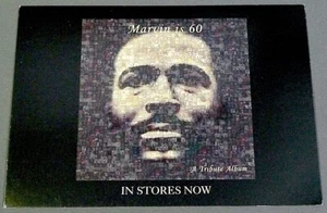 Marvin is 60 - A Tribute Album Promotional Go Card Postcard - Picture 1 of 5