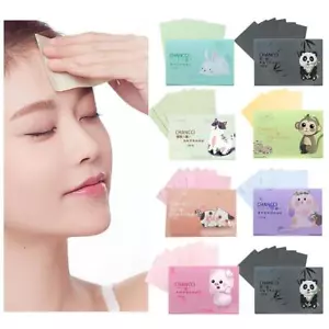 Blotting Paper Oil Control 100 Sheets Absorbing Face Tissue Mattify Oily M3I8 - Picture 1 of 25