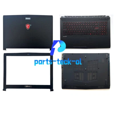 Nuevo para MSI GL62 6QF MS-16J5 MS-16J9 cubierta trasera y bisel y reposapalmeras e inferior Foto 1 de 4