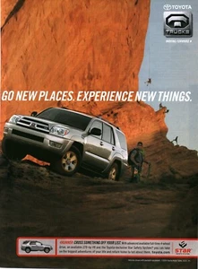 2004 PRINT AD - TOYOTA 4RUNNER TRUCK AD - GO NEW PLACES. ROCK CLIMBING - Picture 1 of 1