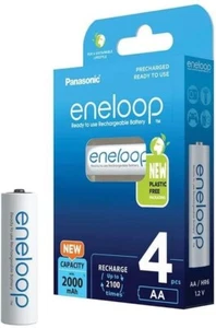 4 x Panasonic Eneloop Akku BK-3MCCE AA Mignon 2000 mAh 1,2V im Blister - Bild 1 von 4