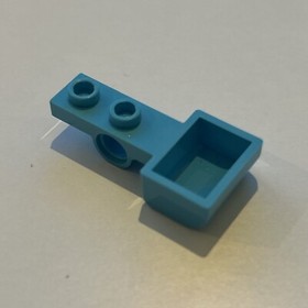 1x LEGO &reg; 6138779 - 88289 - plate, modified 1 x 4 pin hole medium azure blue