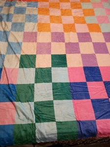 Color Squares Throw Blanket 4 ft x 5 ft Plush - Picture 1 of 1