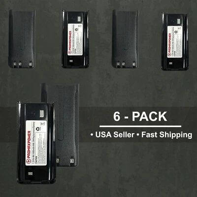 6x Ni-Mh 1600mAh Battery for KNB29N, KNB30 Kenwood Radios TK-2200 TK-2207 TK3200 - Image 1 of 4