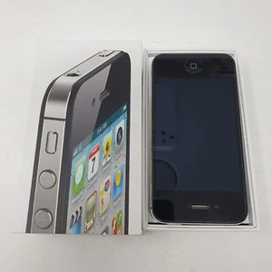 Apple iPhone 4s 16gb Nero Smartphone Completo Caricatore Cuffie Scatola Funziona - Imagen 1 de 6