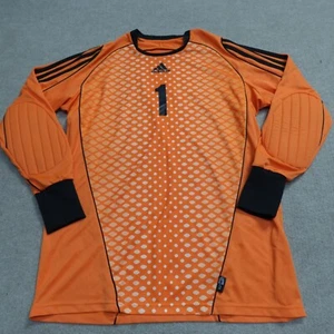 Adidas Soccer Jersey Large Orange Goalie 2008 Orange - Picture 1 of 9